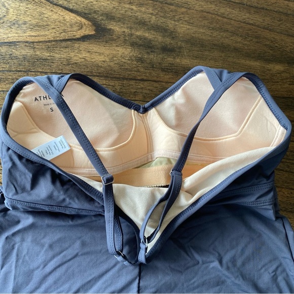 Athleta Women’s Shorebreak Swim Dress Gray Size small resort beach wear - Picture 6 of 6